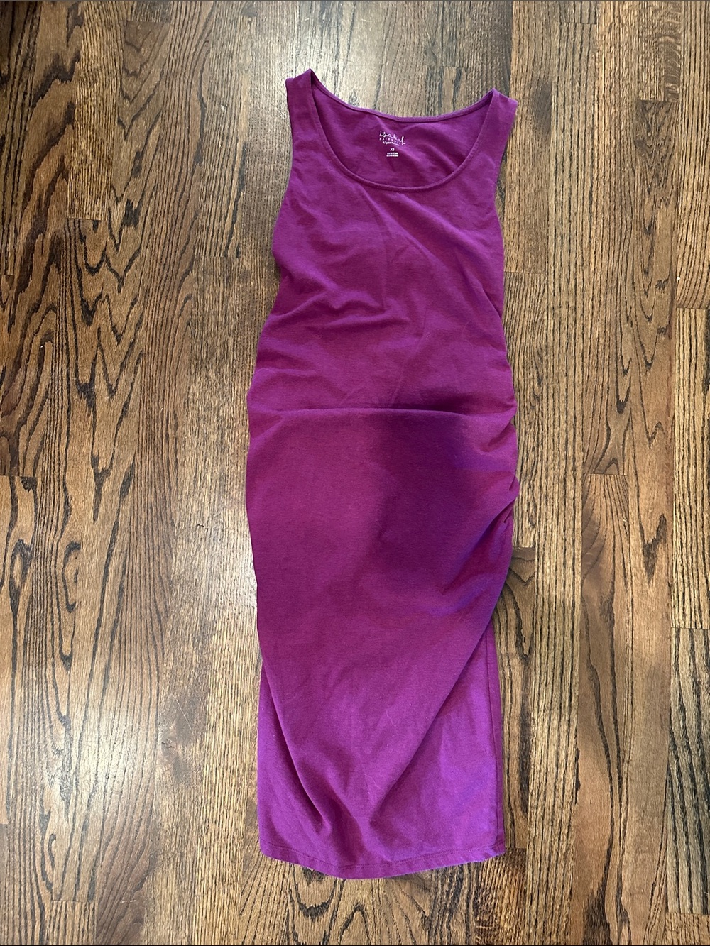 Isabel Maternity by Ingrid & Isabel Purple Sleeveless Maternity Tank Dress
